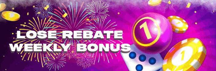 9winz LOSE.REBATEWEEKLY BONUS